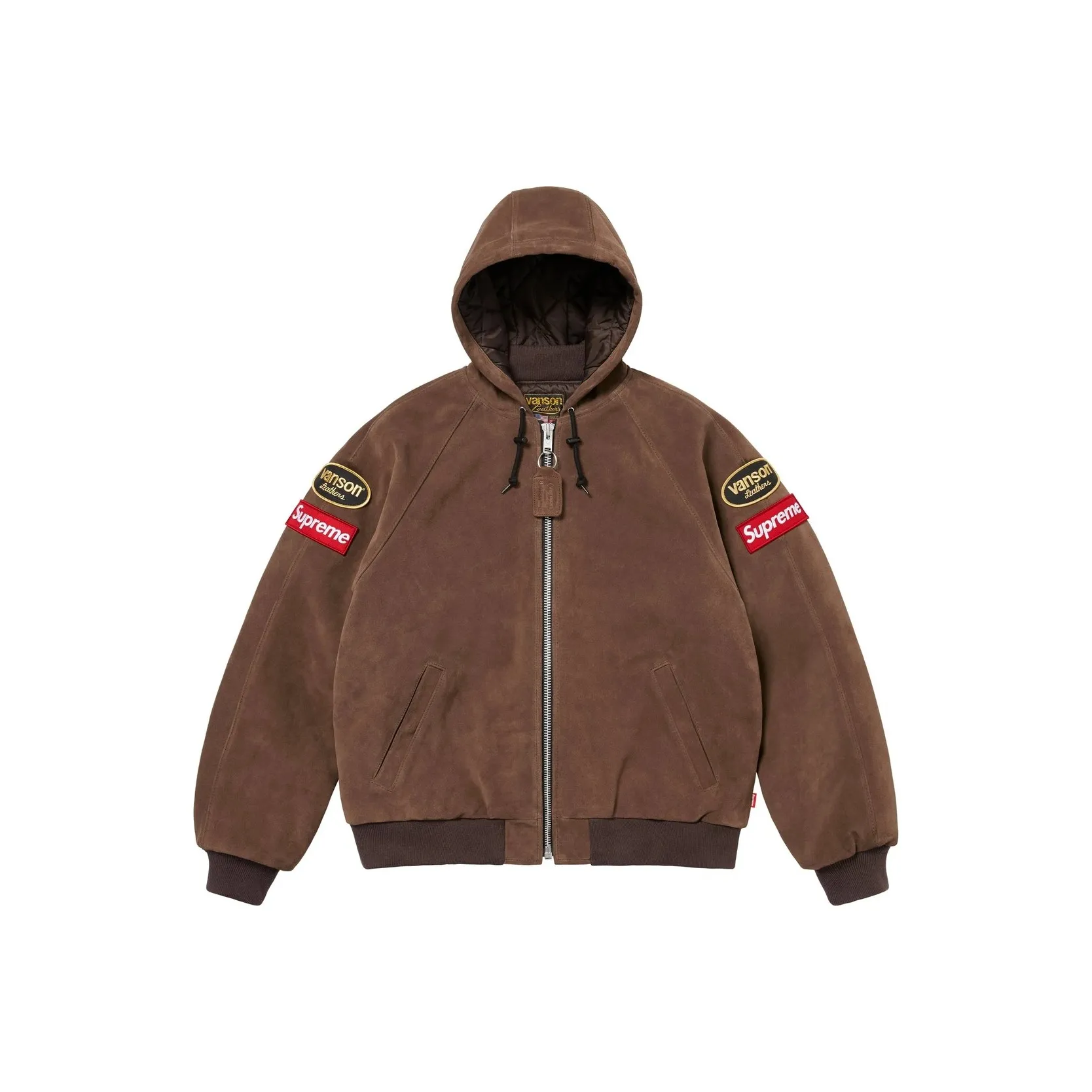 Supreme Vanson Leathers Hooded Work Jacket
