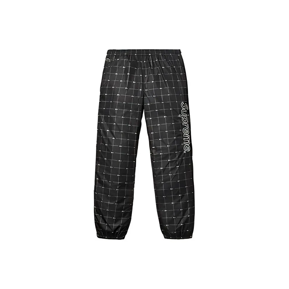 Supreme Lacoste Reflective Grid Nylon Track Pant