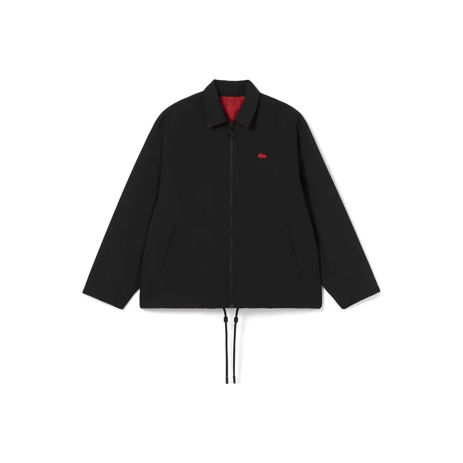 Куртка Мужская Черная Красная Многоцветная в сотрудничестве с LACOSTE