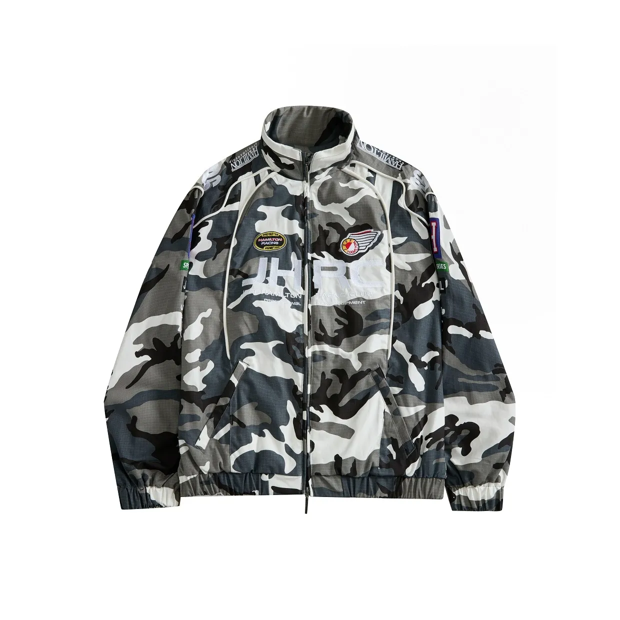 JEFF HAMILTON Хлопковый пуховик унисекс камуфляж