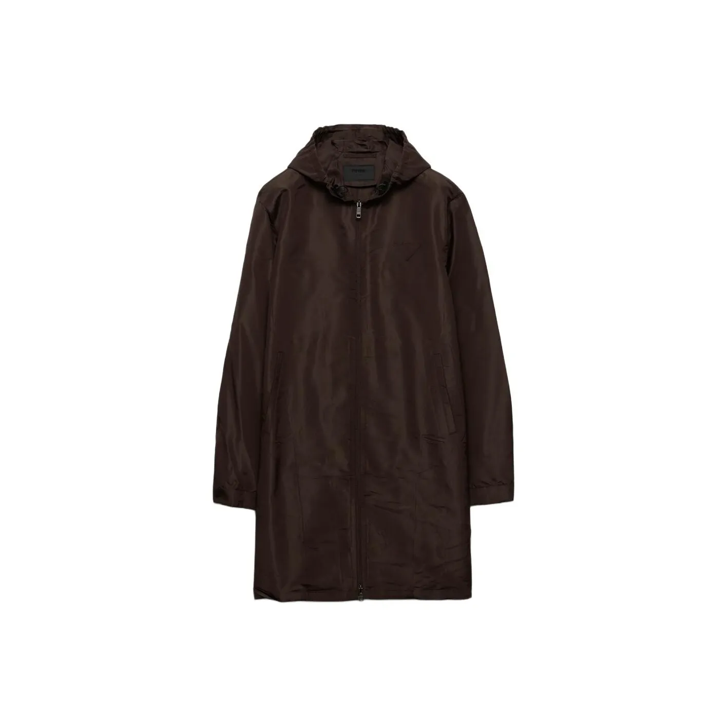 PRADA SS25 Coat Men's Dark Brown