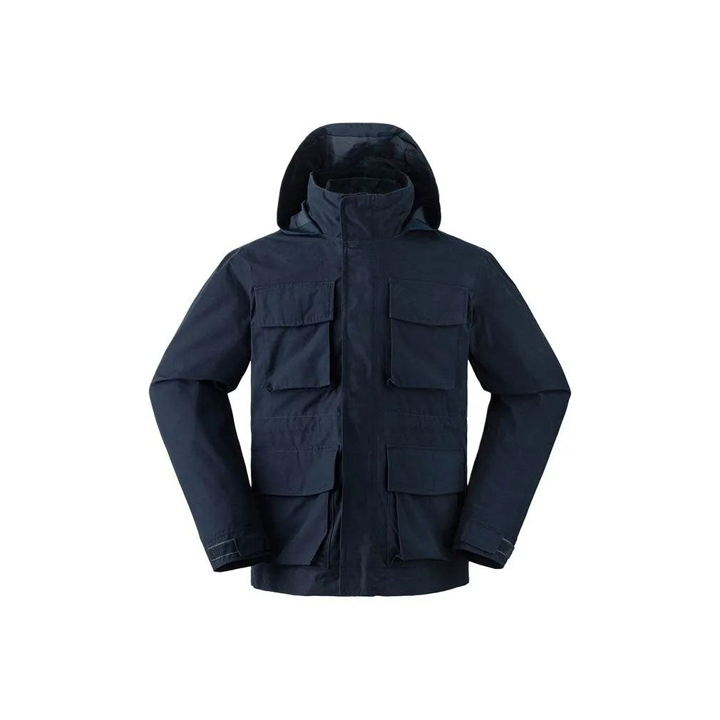 Timberland Водонепроницаемый Ветрозащитный Дышащий And Теплоизоляционный Ветровка Мужской Темно-сапфировый