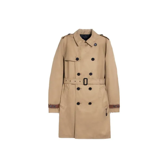 COACH Trench Coats Men's Khaki