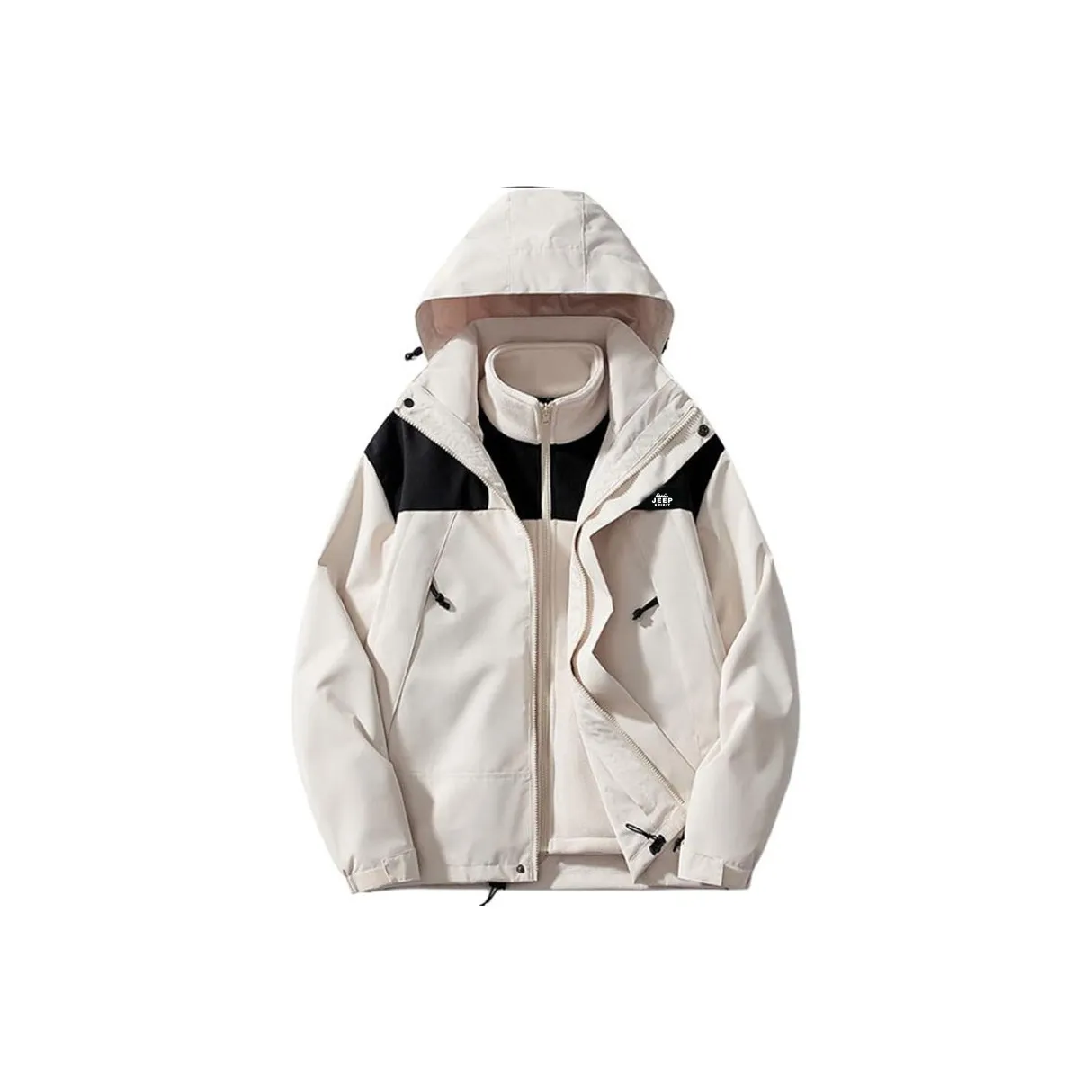 JEEP SPIRIT Водонепроницаемый Ветрозащитный Дышащий Устойчивый к истиранию Термический ветровка Унисекс
