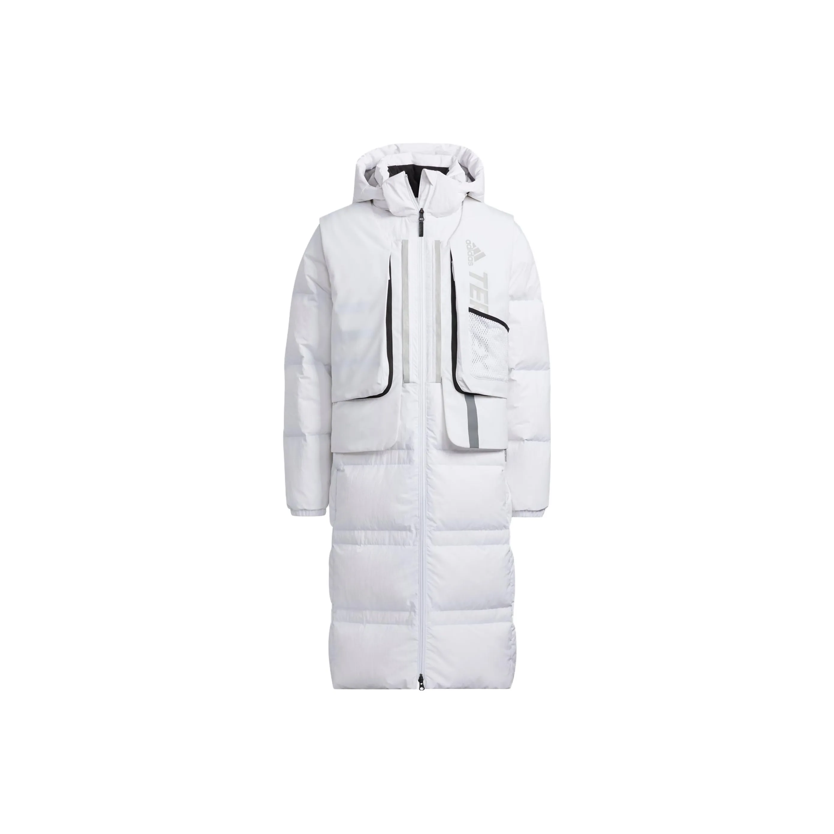 Adidas LONG DOWN JACKET Down Jacket Unisex White