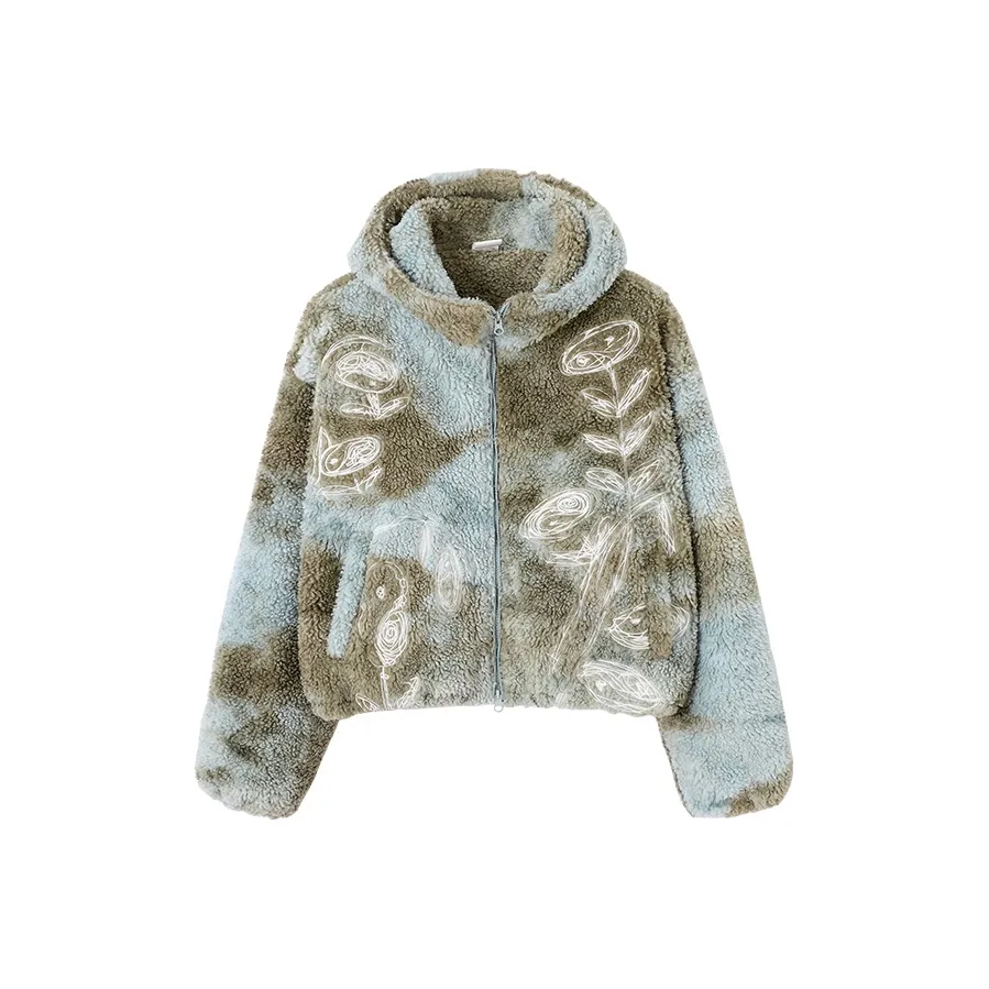 CONP Бархат Feel Куртка Унисекс Океан Синий