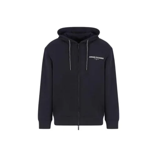 ARMANI EXCHANGE Мужские толстовки темно-морского синего цвета