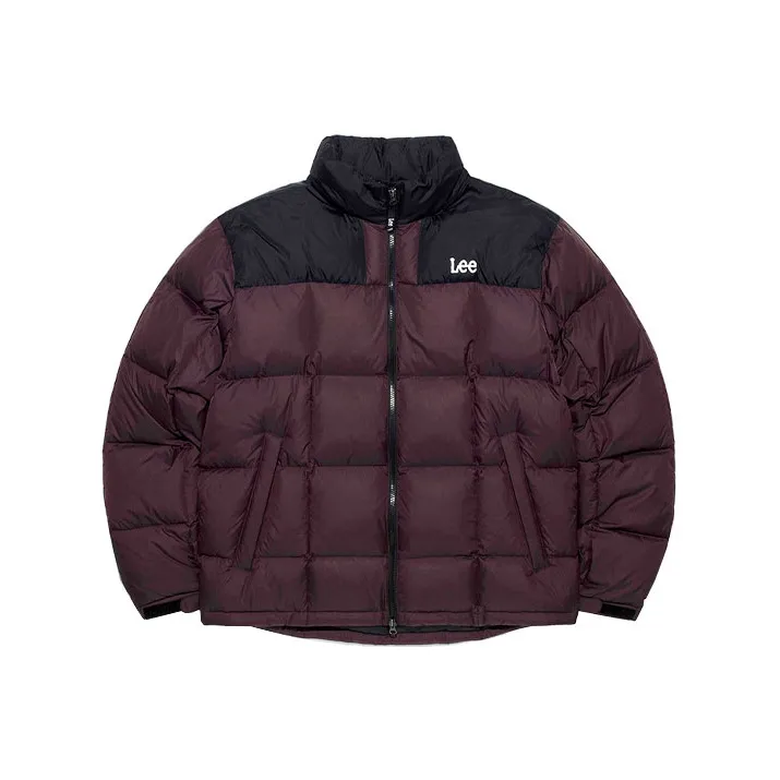 Lee Down Jacket Unisex Burgundy