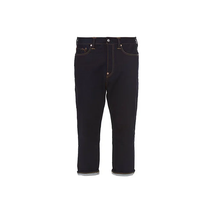 EVISU Узкие брюки Неэластичные Умеренные Джинсы Мужские Джинсовый синий