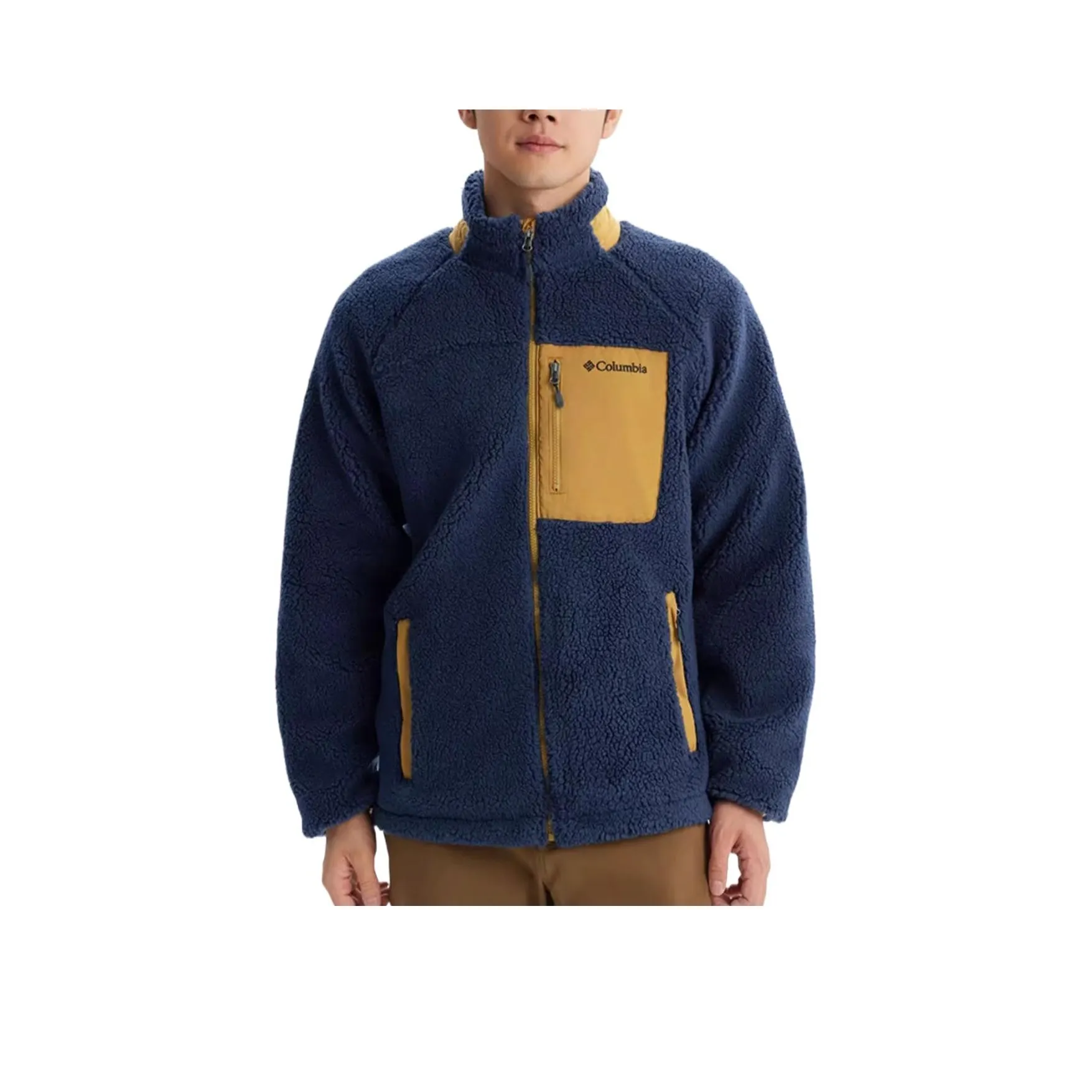 Columbia совместный бренд Бархат Feel Куртка Унисекс Темно-синий