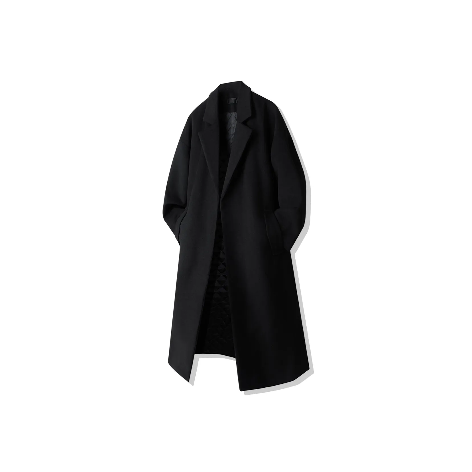 SHANTREE Черное унисекс пальто