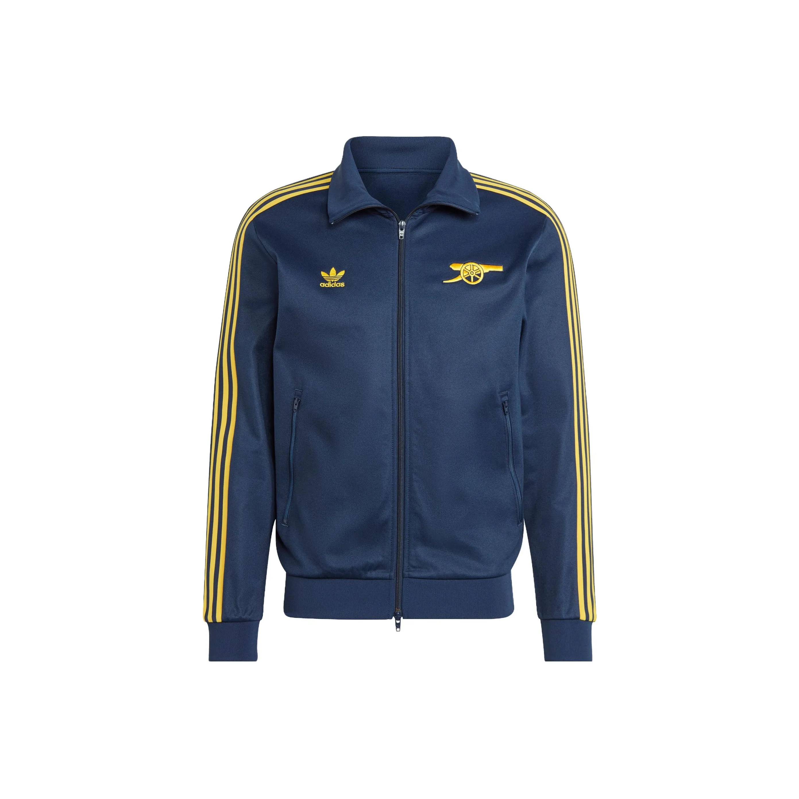 round Originals ARSENAL BECKENBAUER TRACK TOP Jackets Coats Men's College Navy/Tribal Yellow
