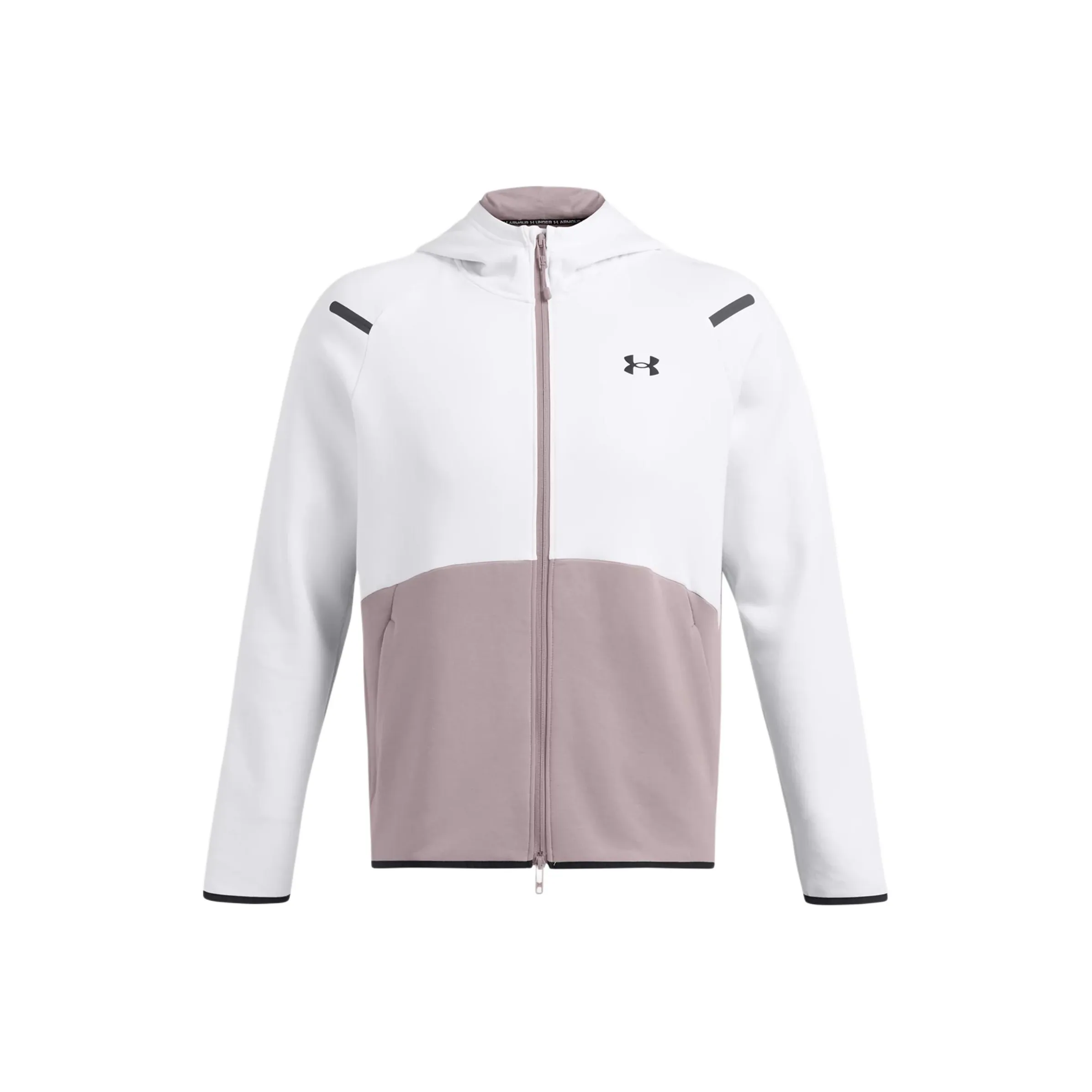 Under Armour Unstoppable FW24 Fleece Jackets & Coats Men's Gray/White