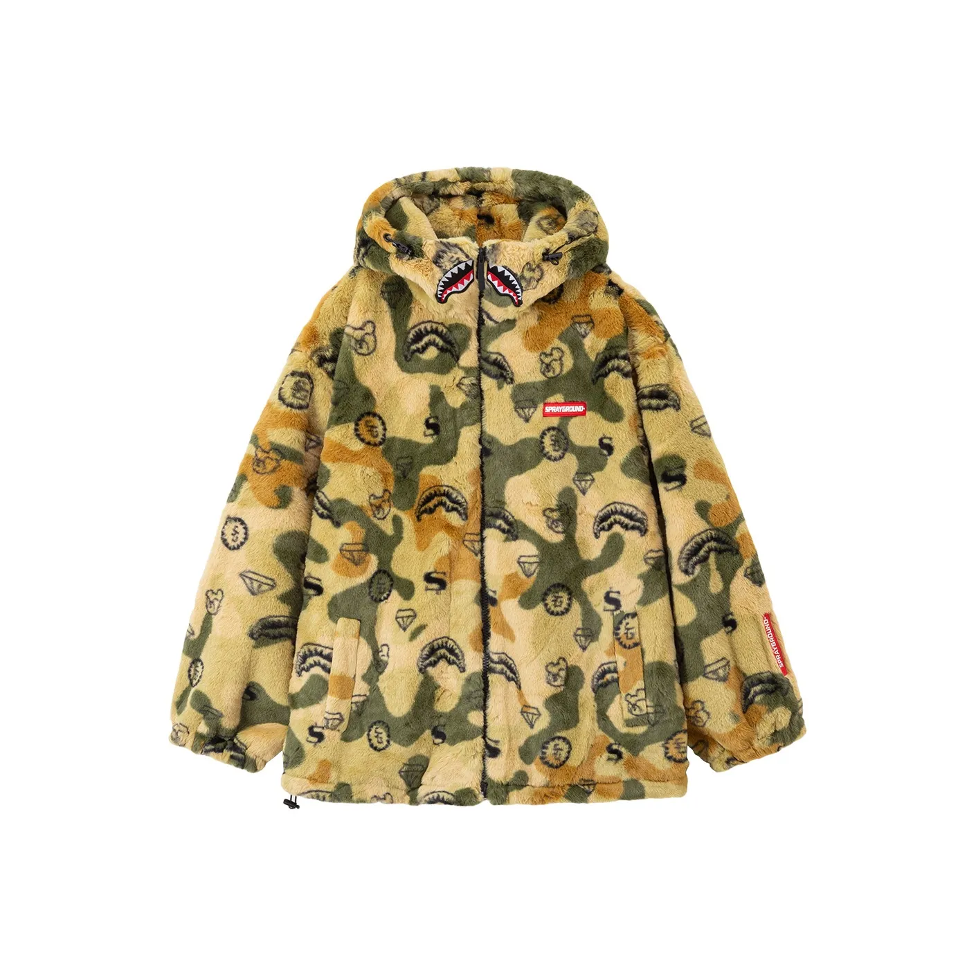 SPRAYGROUND Velvet Feel Coat Unisex