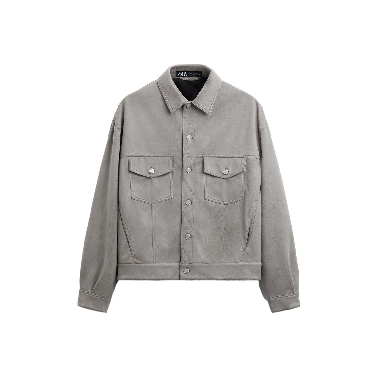 ZARA Серый Мужской Куртки