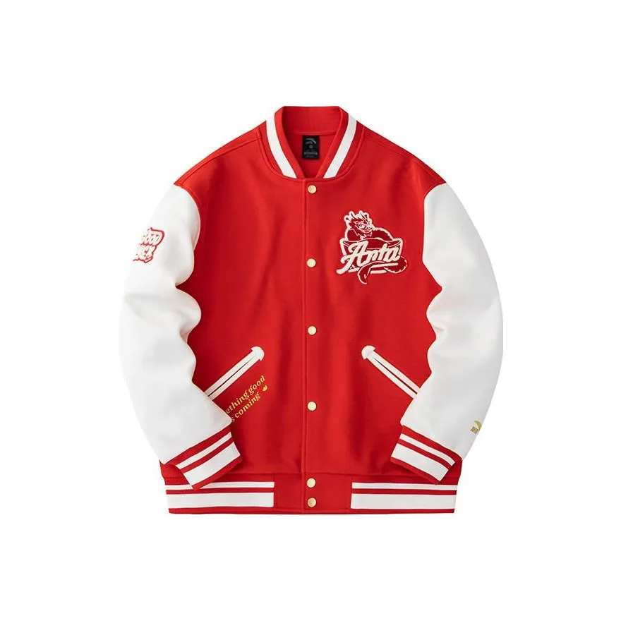 Anta Life Collection Sports Life Collection Baseball Jacket Unisex Rich Red