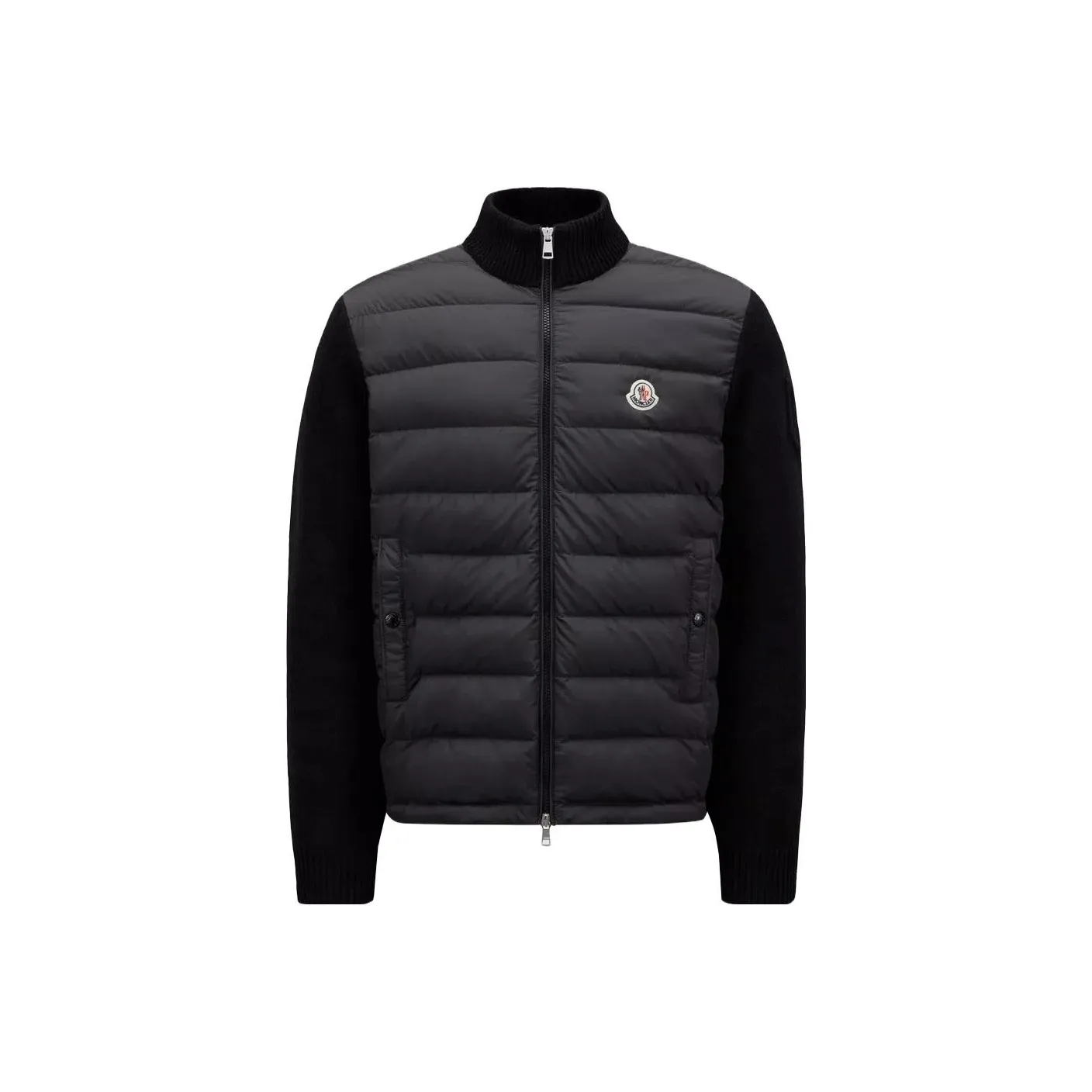 Moncler Padded Cotton Zip Up Cardigan