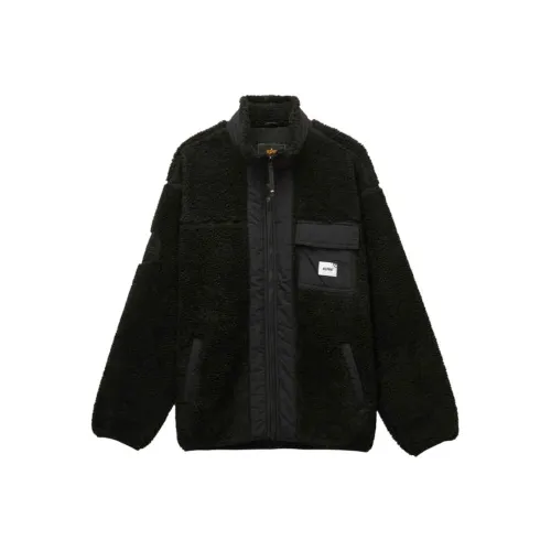 Alpha Industries Черные Мужские Бархатные Куртки