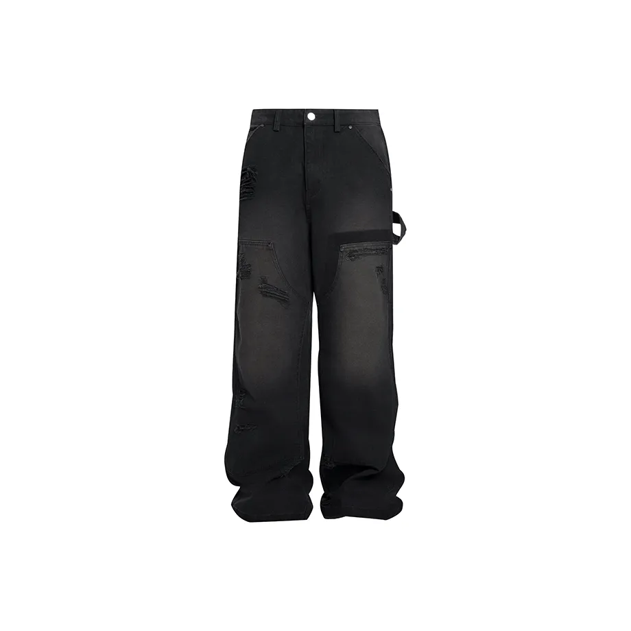 WANNA LAB FW24 Jeans Unisex Black