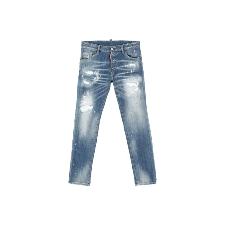 DSQUARED 2 Blue Men's Jeans DSQUARED 2 Синий Мужской Джинсы