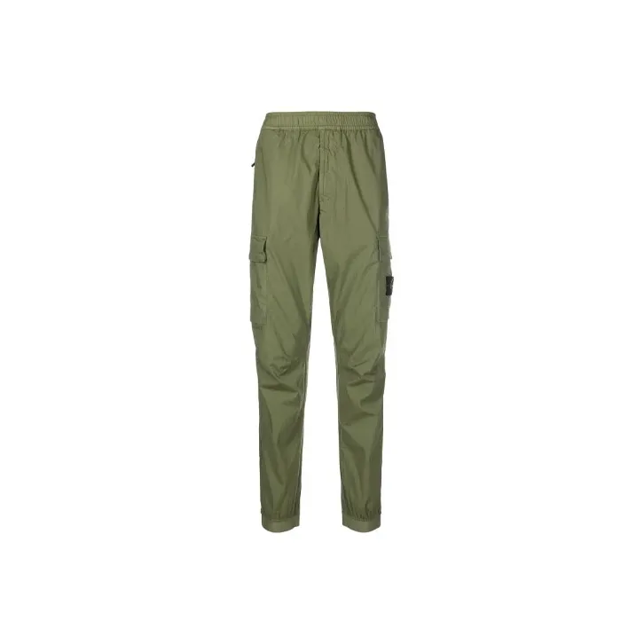 STONE ISLAND 31303 Stretch Cotton Tela 'Paracadute' Garment Dyed Cargo Pants