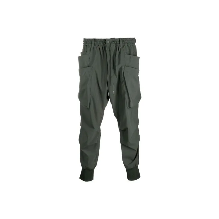 Y 3 Зеленые Мужские Карго Брюки