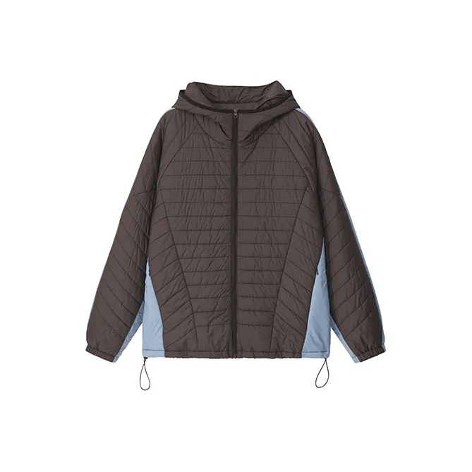 YOSHIYOYI Хлопковый пуховик унисекс умбра