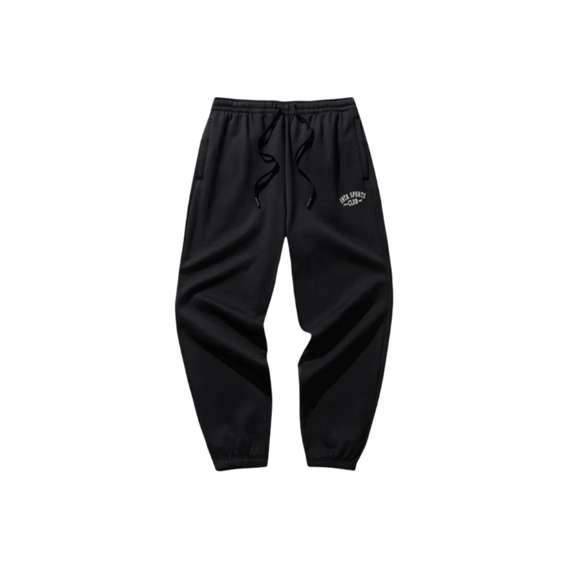 ANTA Life Collection Вязаные тренировочные брюки Мужские Основной черный