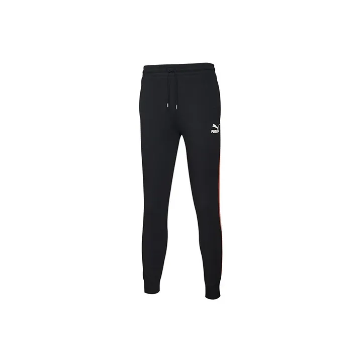 PUMA Knitted Sweatpants Men's Black