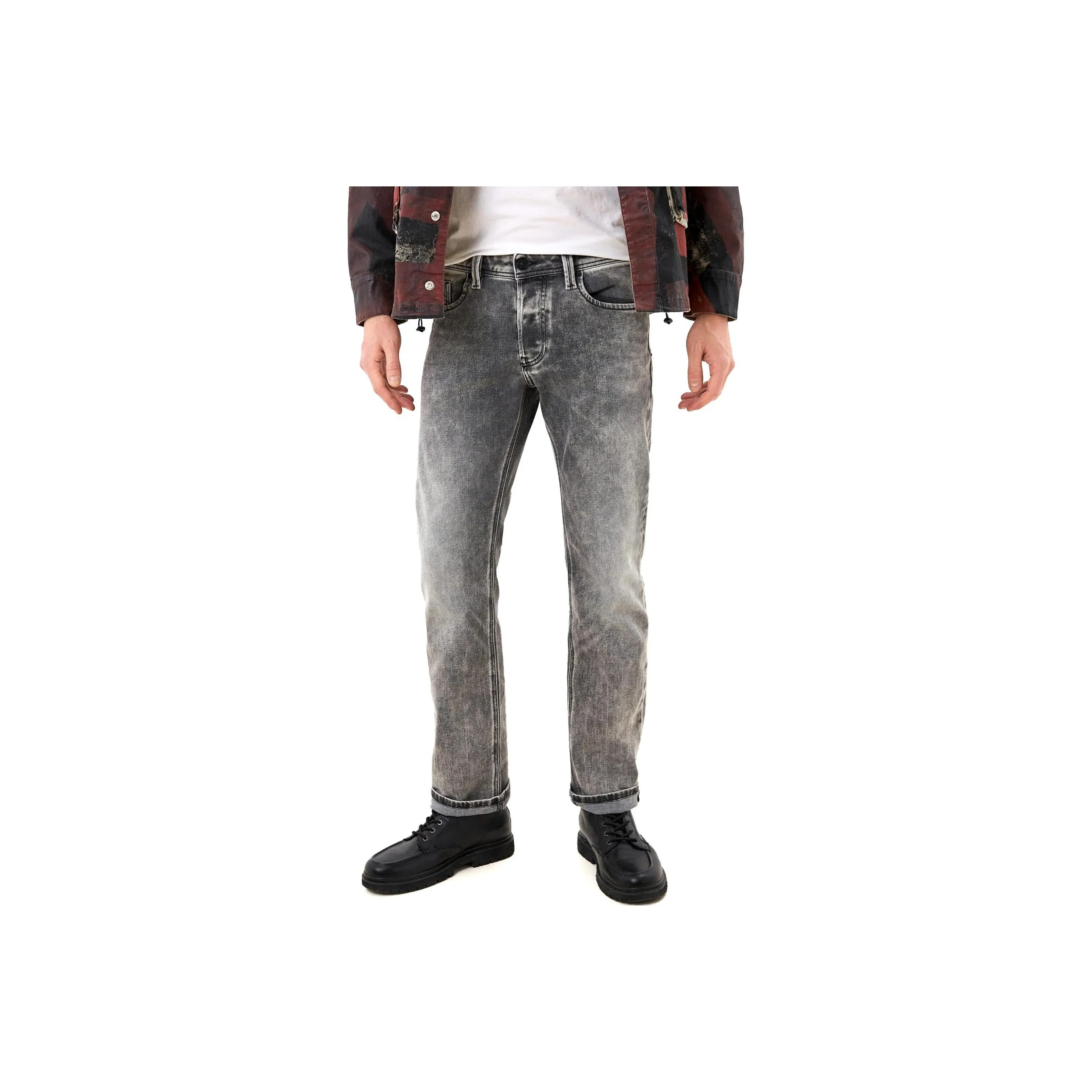 DIESEL Gray Men's Jeans DIESEL Серый Мужские Джинсы