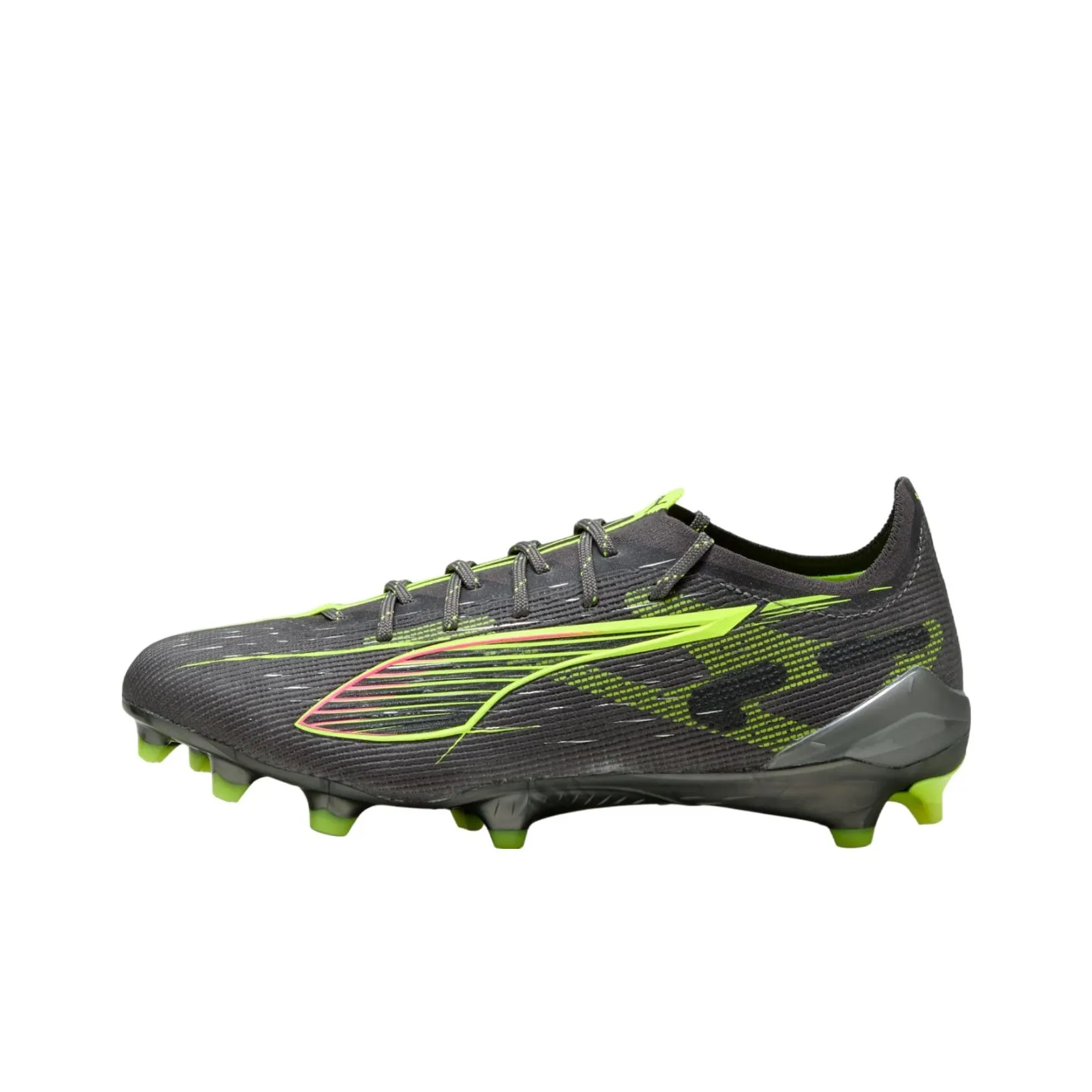 PUMA ULTRA 5 ULTIMATE FG Firm Ground Soccer Shoes Unisex Black Yellow