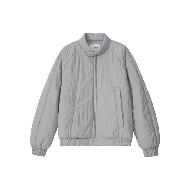 YOSHIYOYI Puffer Jackets Unisex Light Gray