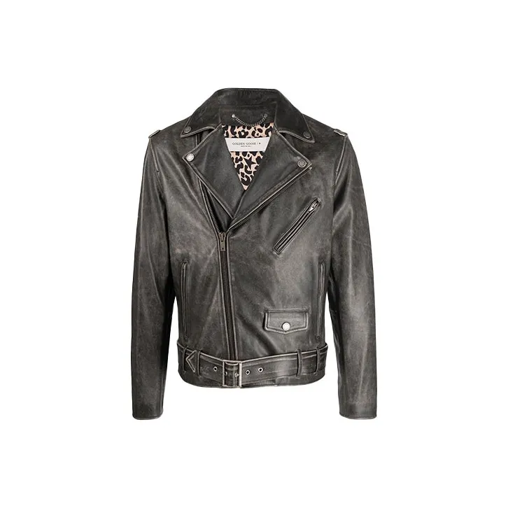 Golden Goose Deluxe Brand Zipped Biker Jacket