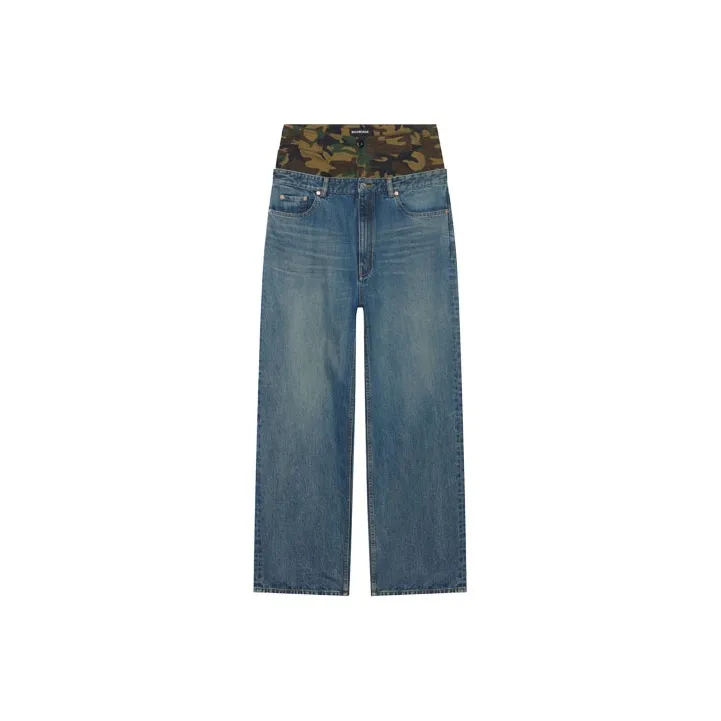 Balenciaga FW21 Jeans Men's Blue