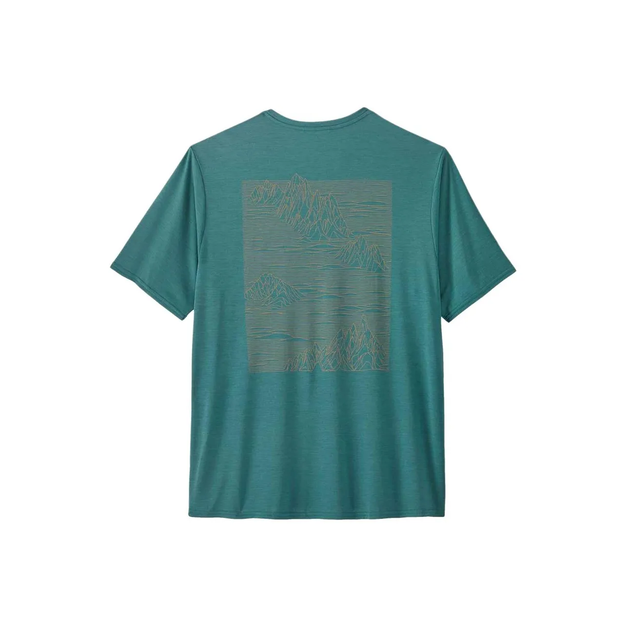 Patagonia Capilene T Рубашка Мужская Wetland Синий Wetland Синий