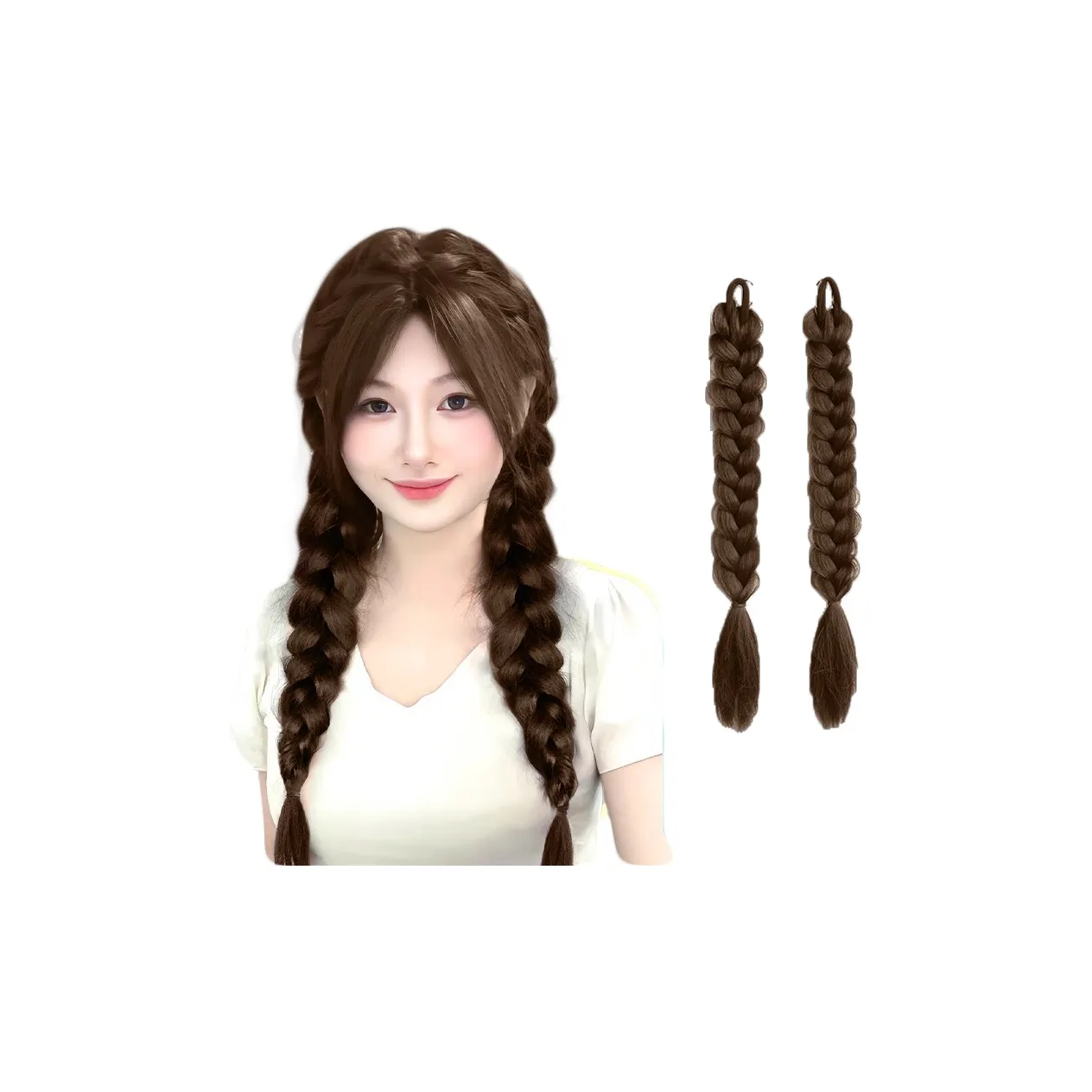 MUYAN TWISTED Два хвостика Парики