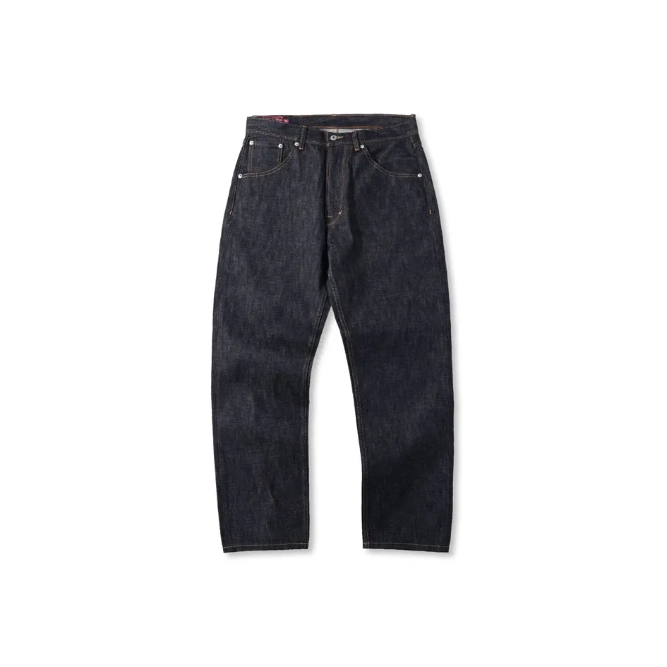 TEKABLU Jeans Men's Raw Denim Blue