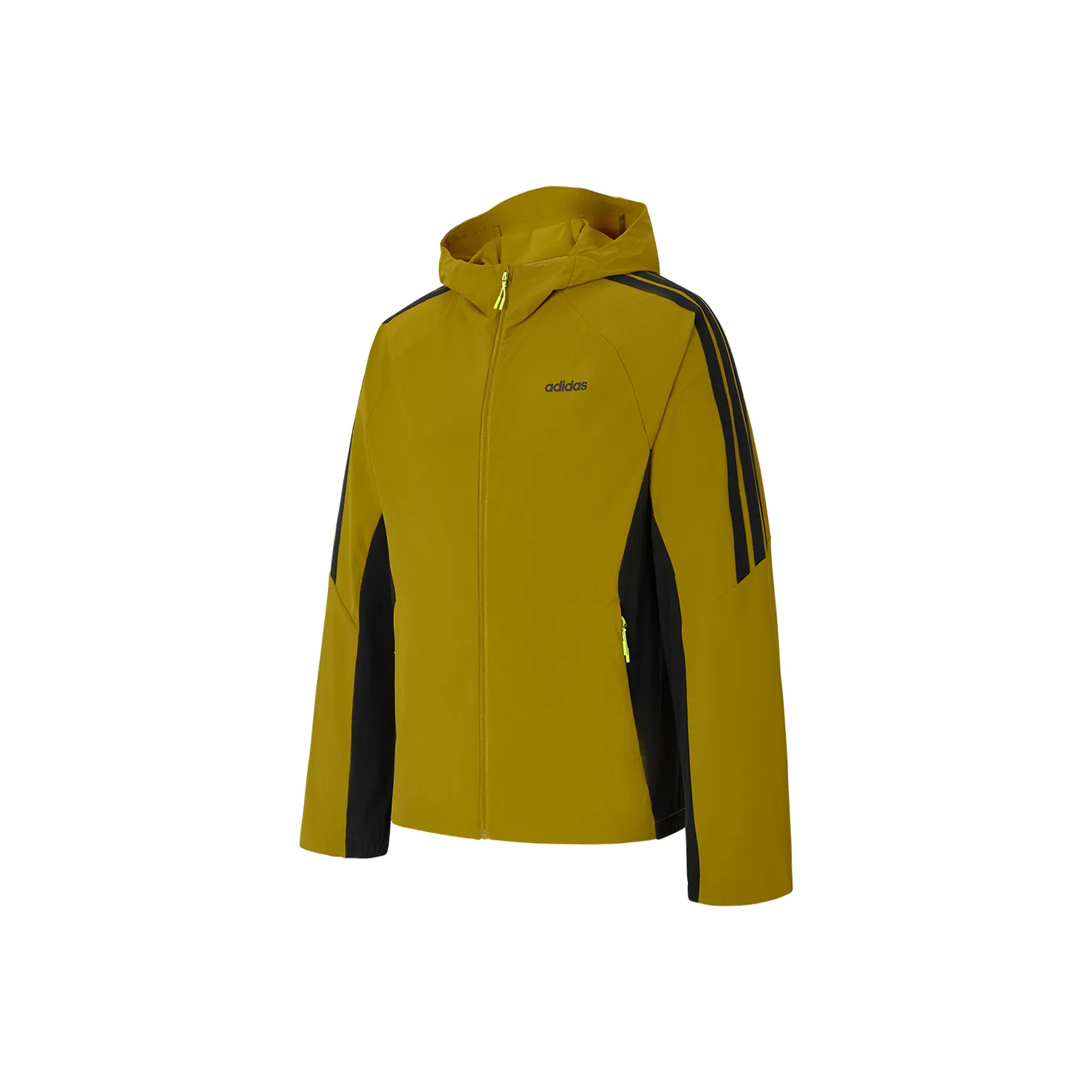 Adidas SS25 Куртка Мужская Желто-Зеленая