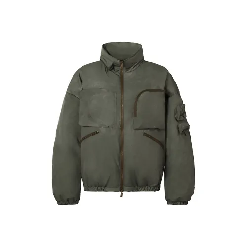 ROCAWEAR Армейский зеленый Унисекс Объемные куртки (пуфы)