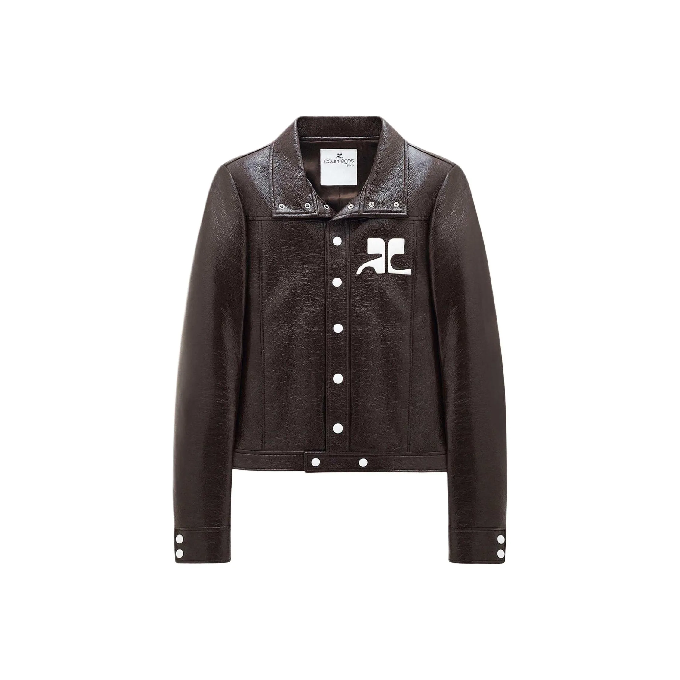 COURREGES Jackets Men Chocolate/Chocolate