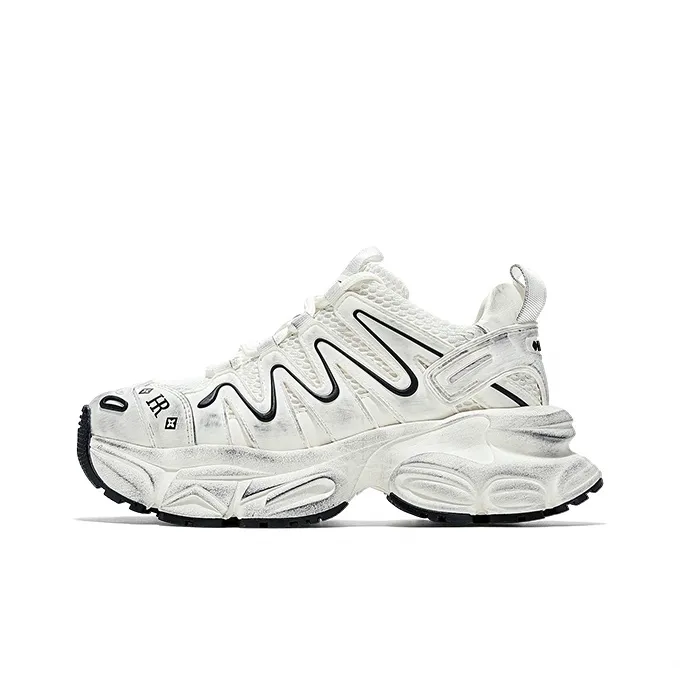 HR Low Top Chunky Sneakers Women's White Polished