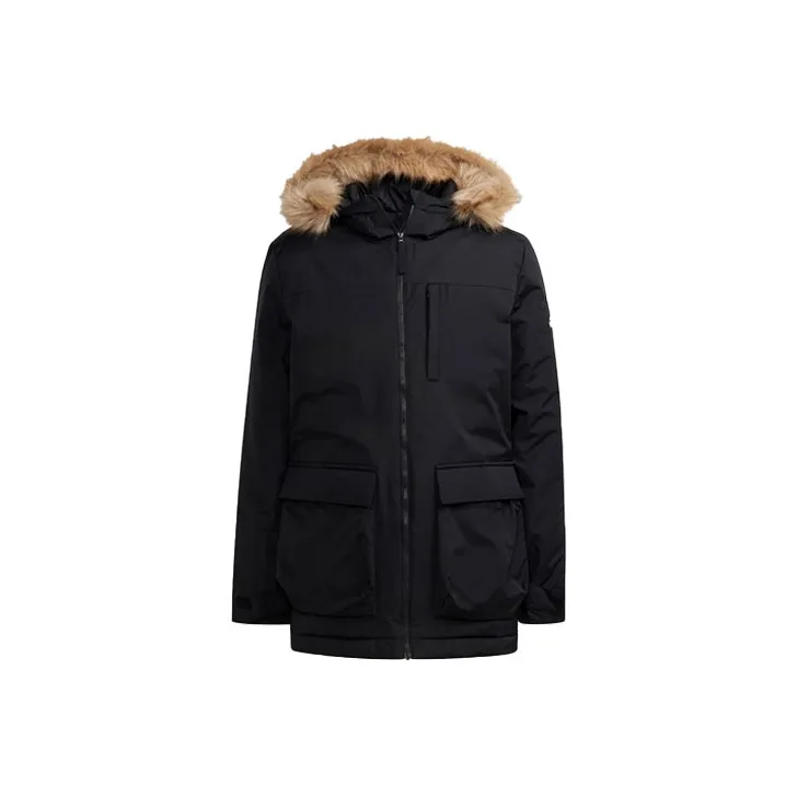 Adidas Parka Coats Men's Black