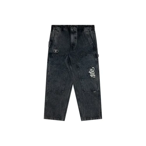 aape Черные Джинсы для Мужчин BК C