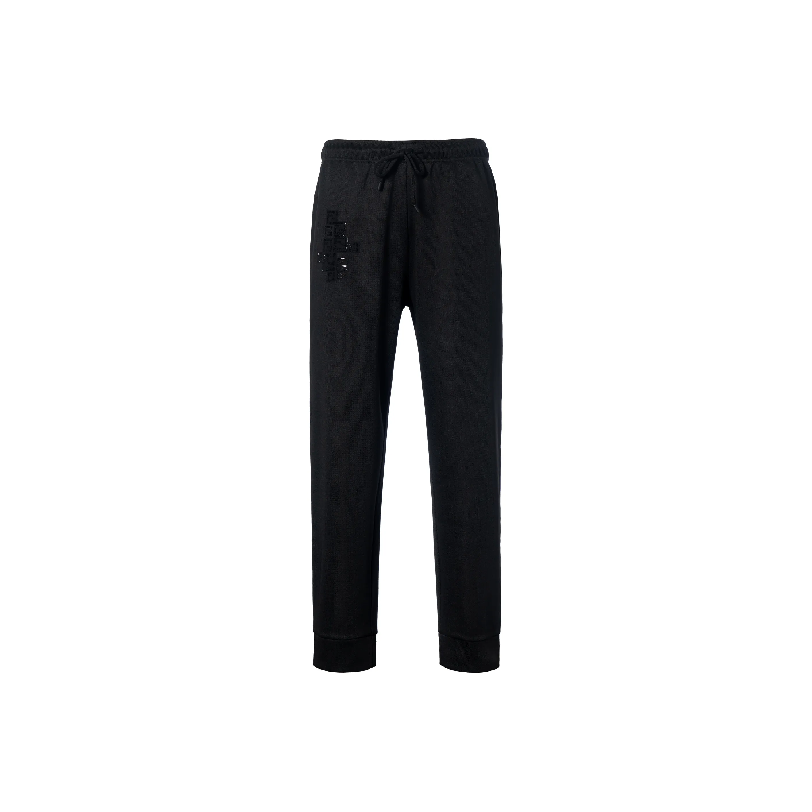 FENDI Knitted Sports Pants Men's Black