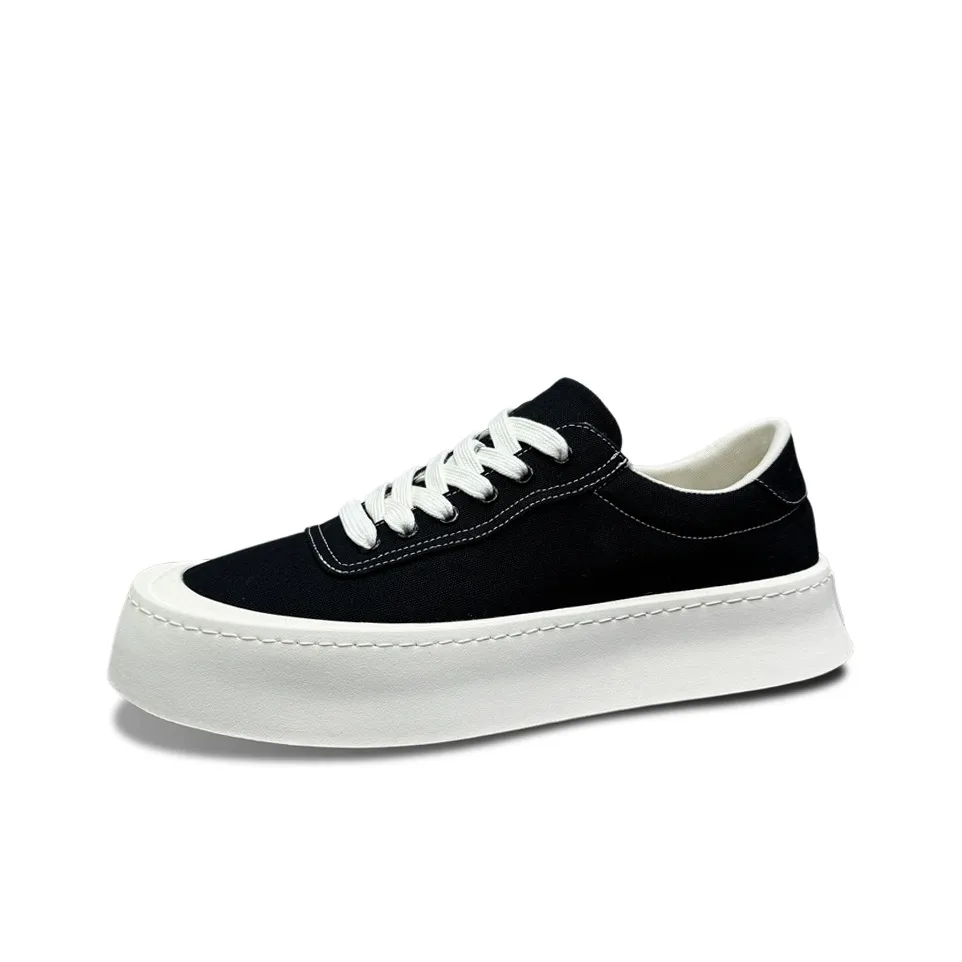 VANSSI Низкий Топ Повседневные Спортивные Кроссовки для Скейтбординга Мужские Черные