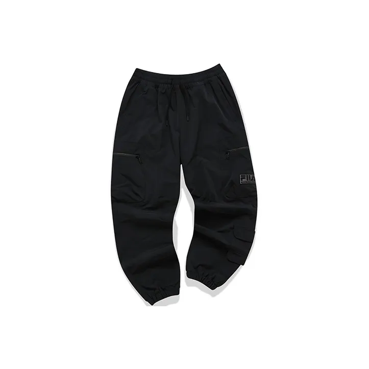 FILA FUSION x White Mountaineering Cargo Pants Men's Pitch Black