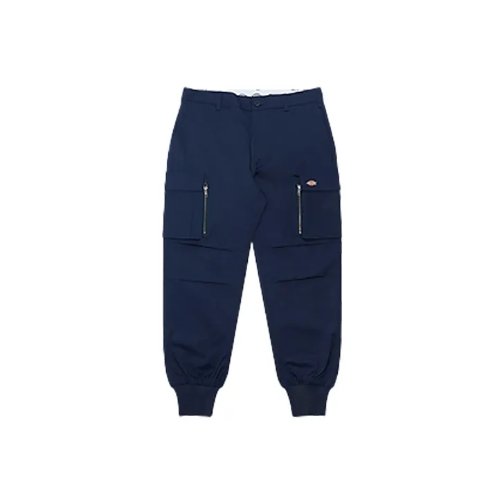 Dickies Штаны с манжетами Повседневные брюки Мужские Темно-синие