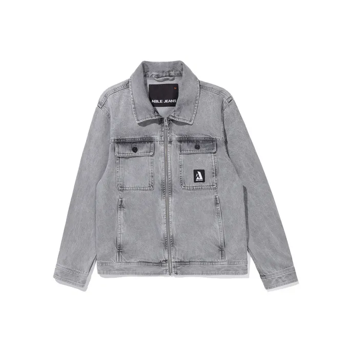 ABLE JEANS Куртки и пальто Мужской дымчато-серый