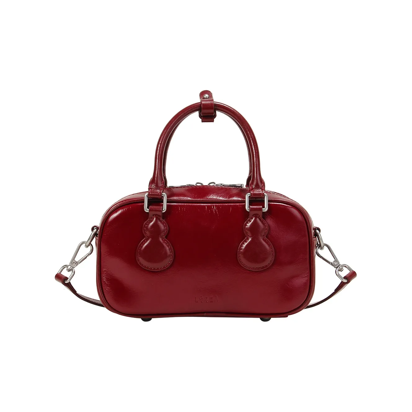 LOSEA Масляная кожа Wa Salted Корова Одно плечо Сумка Маленькая Женская Красная