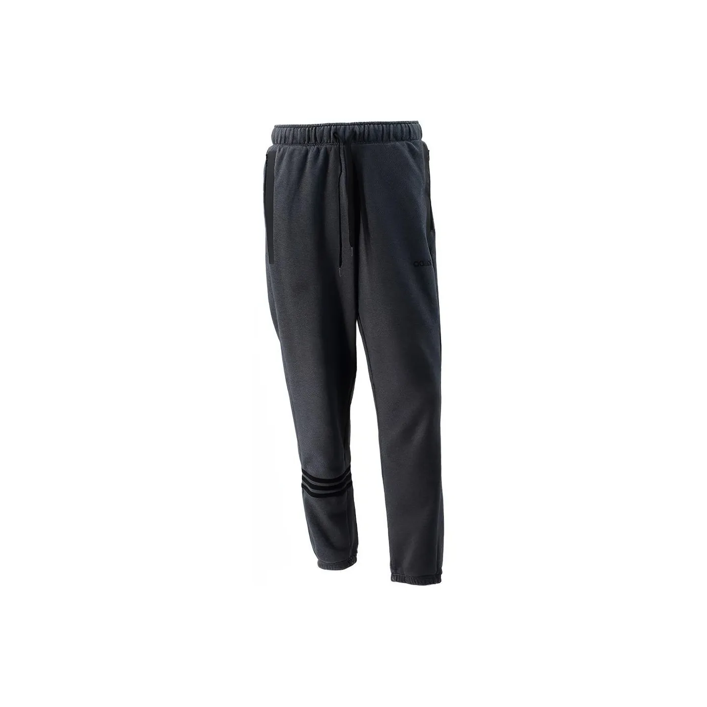Adidas Knitted Sweatpants Men's Dark Heather Gray